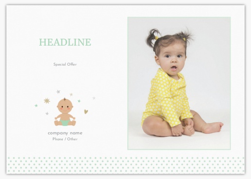 Design Preview for Design Gallery: Childcare & Early Education Postcards, A6 (105 x 148 mm)