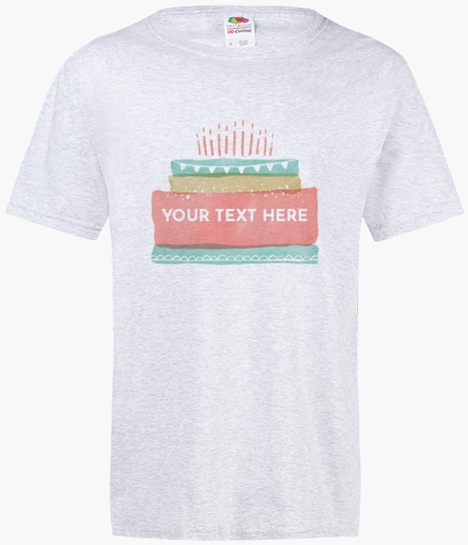 Design Preview for Birthday Fruit of the Loom® T-shirt Templates