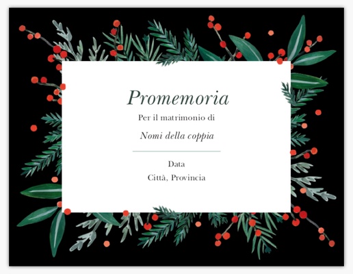 Anteprima design per Galleria di design: Biglietti Save the date per Inverno, 13,9 x 10,7 cm