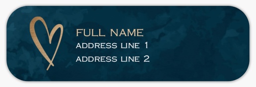 Design Preview for Design Gallery: Bold & Colorful Return Address Labels, White Paper
