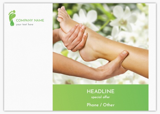 Design Preview for Design Gallery: Health & Wellness Postcards, A6