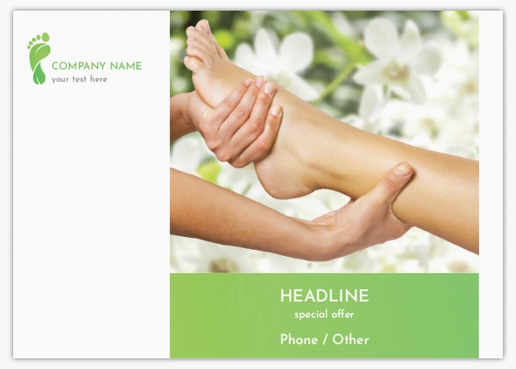 Design Preview for Design Gallery: Health & Wellness Postcards, A6 (105 x 148 mm)