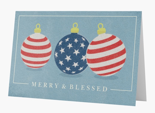 A new2018 patriotic ornaments blue pink design for Christmas