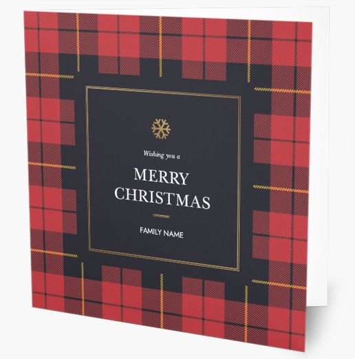 A holiday christmas plaid brown black design for Christmas