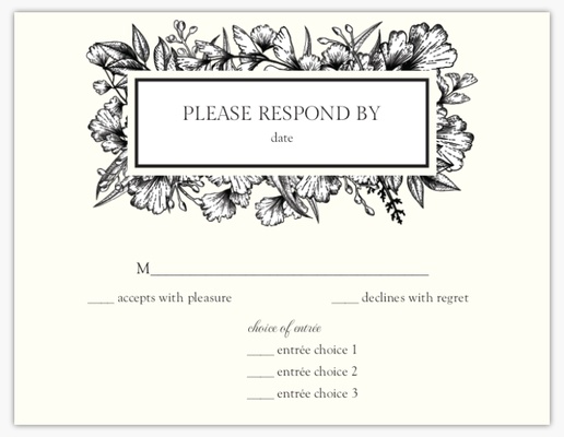 A faire gagner la date wedding white gray design for Floral