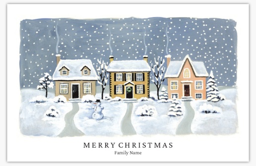 A neighborhood snow white gray design for Christmas