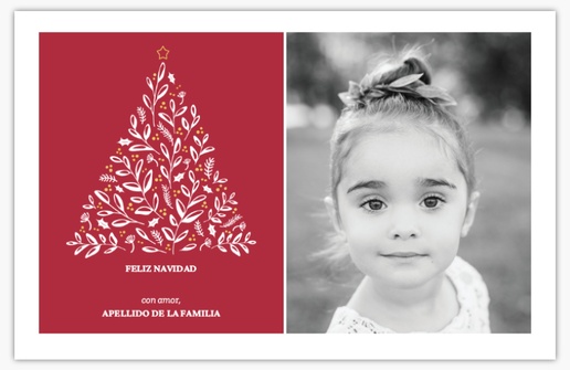 Un árbol de navidad foto diseño rojo rosa para Navidad con 1 imágenes