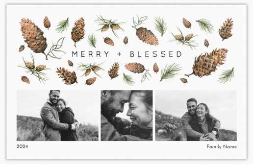 Design Preview for Christmas Postcards, 21.6 x 13.9 cm