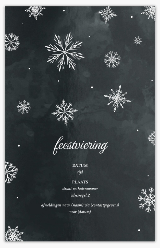 Voorvertoning ontwerp voor Ontwerpgalerij: Kerst Kaarten en uitnodigingen, Ongevouwen 18.2 x 11.7 cm