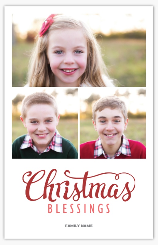 Design Preview for Design Gallery: Christmas Cards, Flat 6" x 9" 