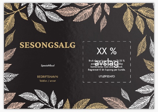 Forhåndsvisning av design for Designgalleri: Høsttakkefest Postkort, A5 (148 x 210 mm)