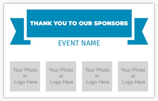 A tack till våra sponsorer vielen dank an unsere sponsoren blue gray design for Events with 4 uploads