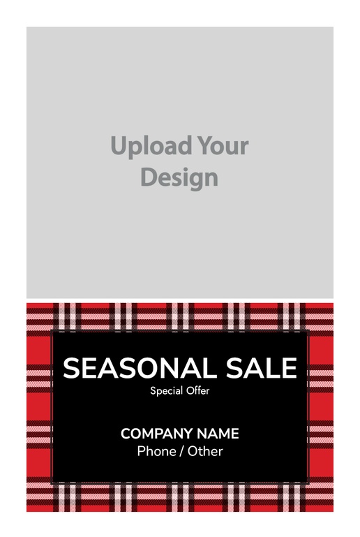 Design Preview for Design Gallery: Holiday Aluminum A-Frame Signs, 1 Insert - No Frame 24" x 36"