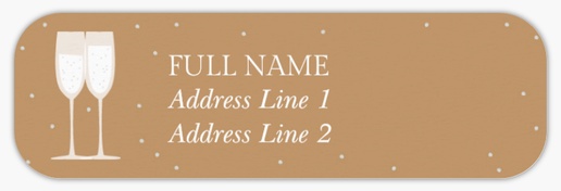 Design Preview for Design Gallery: Bars & Nightclubs Return Address Labels, White Paper
