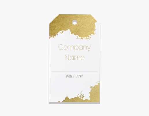 A shiny gold splash white cream design for Events