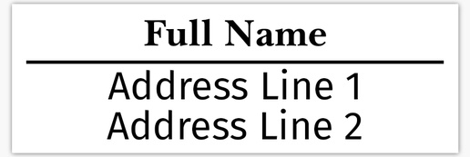 A address black design for Address