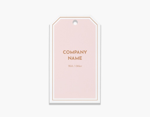 A minimalist vertical white pink design for Modern & Simple