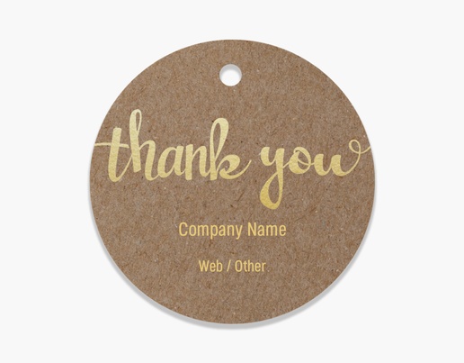 A thank you script gray design for Events