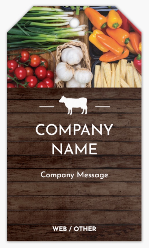 Design Preview for Agriculture & Farming Hang Tags Templates, 2" x 3.5" Banner