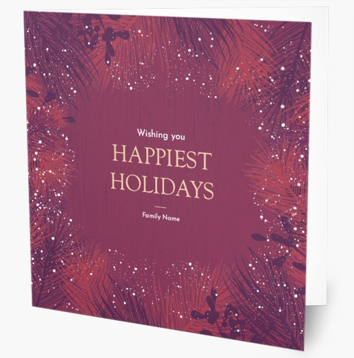 A holiday seasonal purple brown design for Business