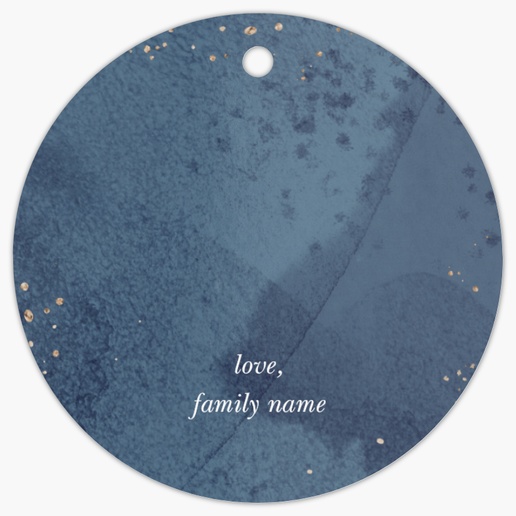 Design Preview for Elegant Hang Tags Templates, 2.5" x 2.5" Circle