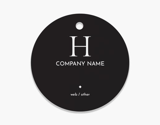 Design Preview for Design Gallery: Hang Tags, 2.5" x 2.5" Circle