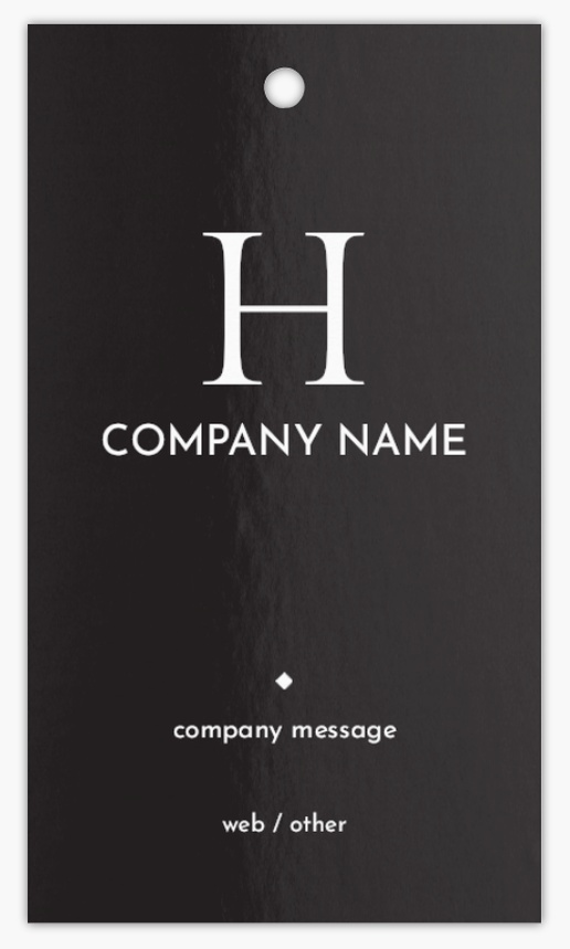 Design Preview for Design Gallery: Hang Tags, 2" x 3.5" Rectangle