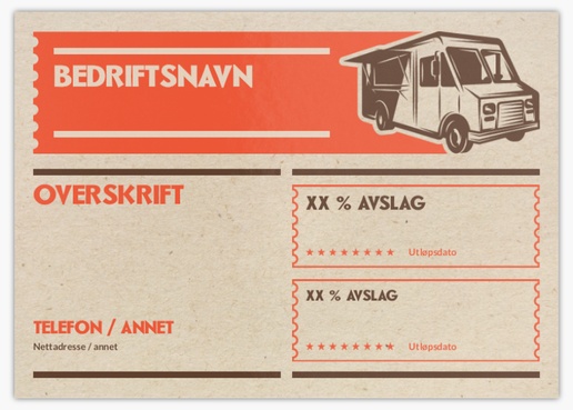 Forhåndsvisning av design for Designgalleri: Menyer Postkort, A6 (105 x 148 mm)