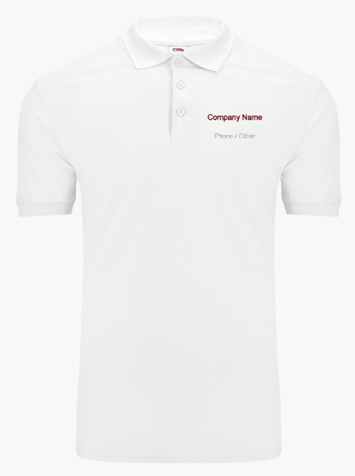 Design Preview for Design Gallery: Property & Estate Agents Fruit of the Loom® Polo Shirt