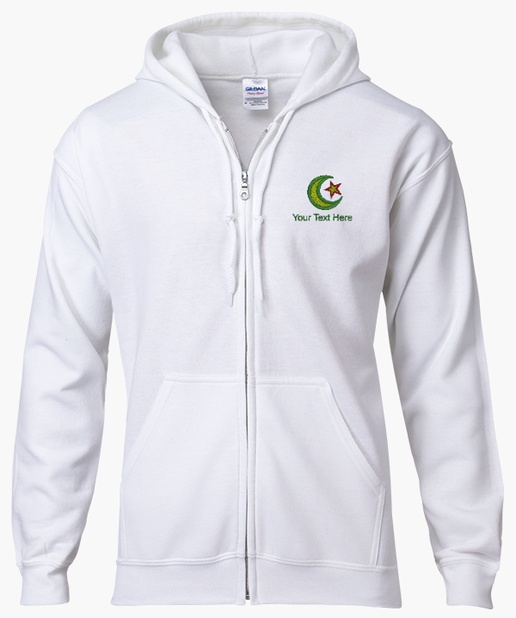 Design Preview for Design Gallery: Gildan® Full-Zip Hooded Sweatshirt