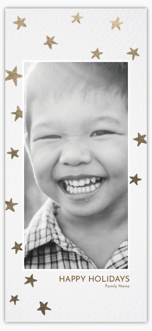 A fun stars white gray design for Greeting with 1 uploads