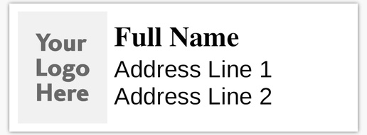 A address photo black design for Using Your Logo with 1 uploads