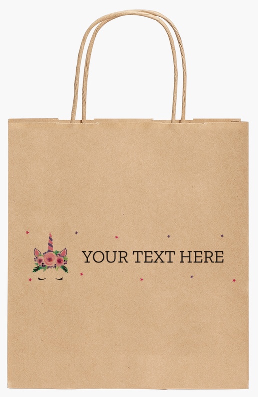 Design Preview for Design Gallery: Animals Standard Kraft Paper Bags, 19 x 8 x 21 cm