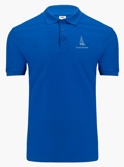 Design Preview for Design Gallery: Sports Specific Fruit of the Loom® Polo Shirt