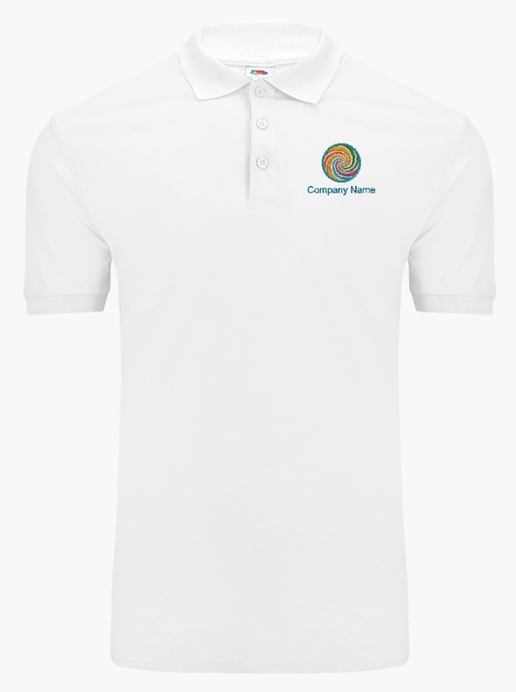 Design Preview for Design Gallery: Clothing Fruit of the Loom® Polo Shirt