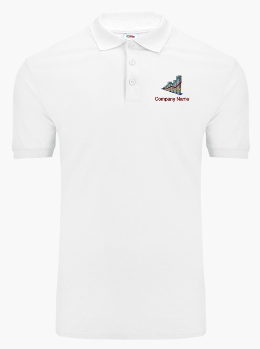 Design Preview for Design Gallery: Business Services Fruit of the Loom® Polo Shirt