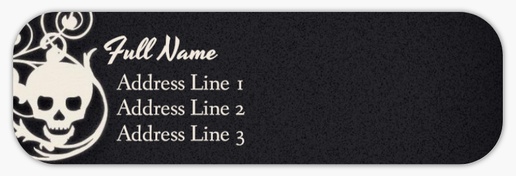 Design Preview for Tattoo & Body Piercing Return Address Labels Templates, White Paper