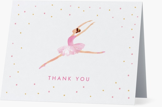 A tanečníci baletky white pink design for Birthday