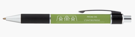 Aperçu du graphisme pour Galerie de modèles : stylos-billes premium pour agent immobilier