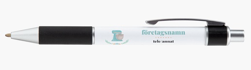 Förhandsgranskning av design för Designgalleri: Blommor och grönt VistaPrint® kulspetspenna med design runtom