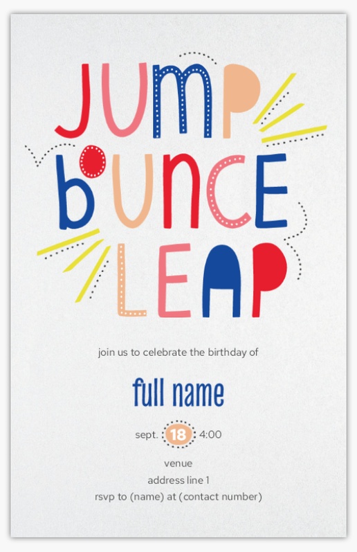 A bounce jump bounce leap white pink design for Gender Neutral