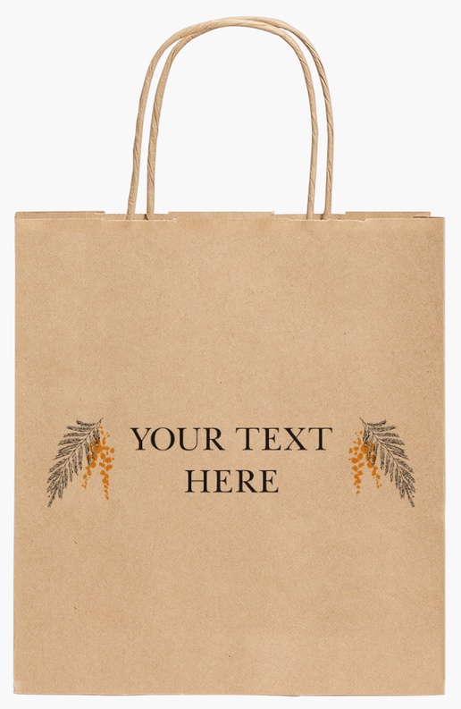 Design Preview for Design Gallery: Adult Birthday Standard Kraft Paper Bags, 19 x 8 x 21 cm