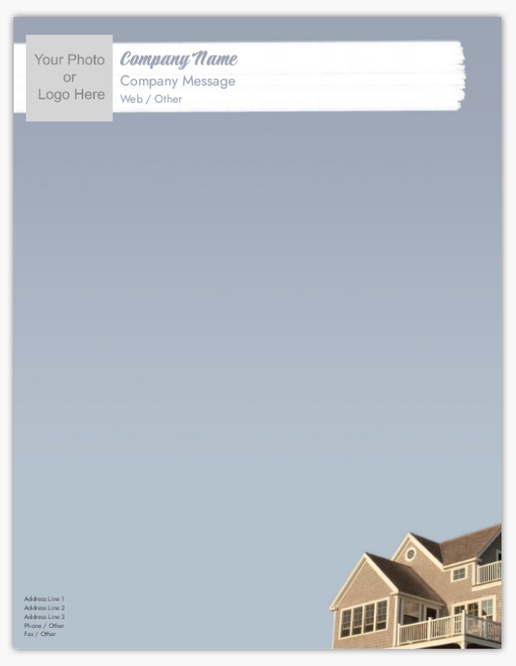 Design Preview for Design Gallery: Property & Estate Agents Letterhead