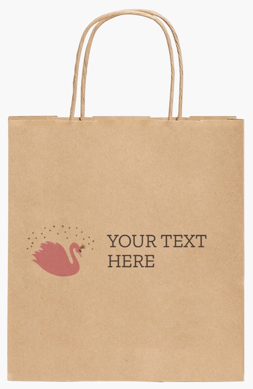 Design Preview for Design Gallery: Birthday Standard Kraft Paper Bags, 19 x 8 x 21 cm