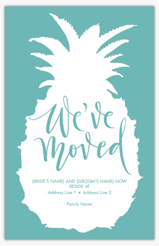 Design Preview for Design Gallery: Moving Announcements Invitations & Announcements, 4.6” x 7.2” Flat