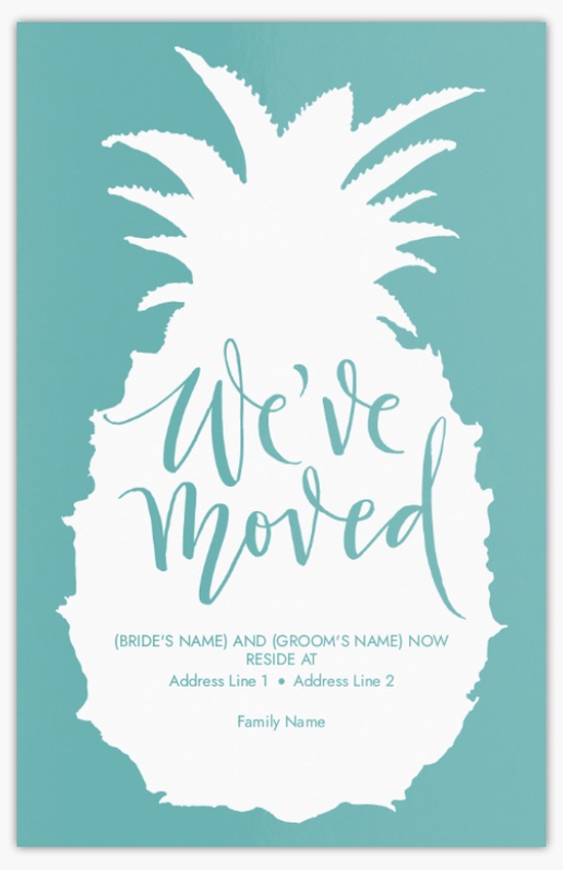 Design Preview for Design Gallery: Moving Announcements Invitations & Announcements, Flat 18.2 x 11.7 cm