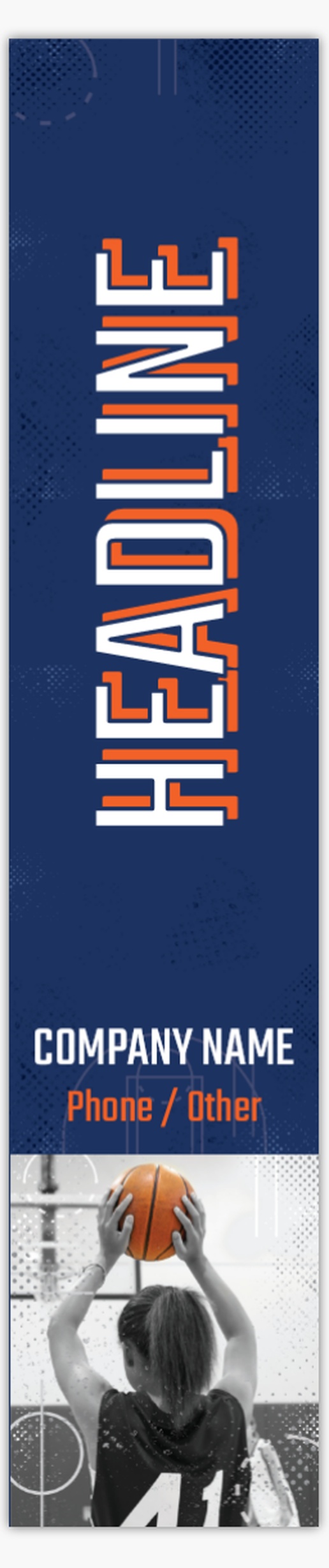 Design Preview for Design Gallery: Sports Vinyl Banners, 2.5' x 12' Indoor vinyl Single-Sided