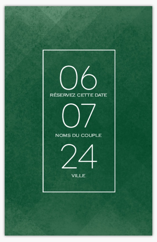 Aperçu du graphisme pour Galerie de modèles : Cartes « save the date » pour Minimal, 18.2 x 11.7 cm