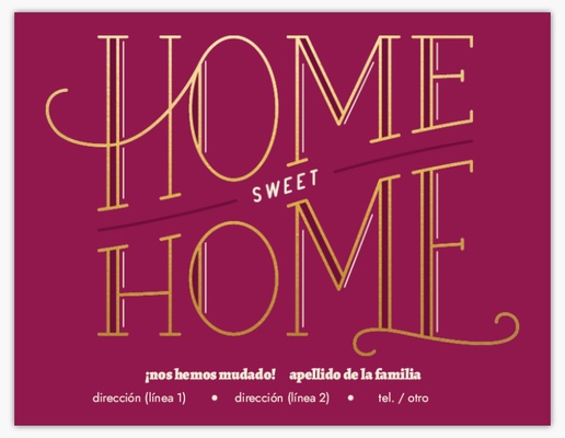 Un hogar, dulce hogar casa nueva diseño violeta marrón para Elegante