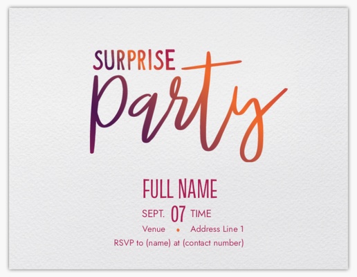 A birthday surprise gray design for Traditional & Classic